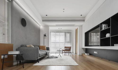 简约生活，艺术相伴——100㎡黑白灰空间的设计哲学